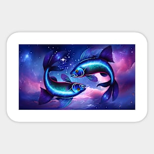 Pisces zodiacc sign Sticker